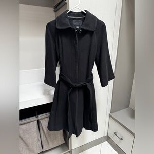 Banana Republic black pea coat size xs